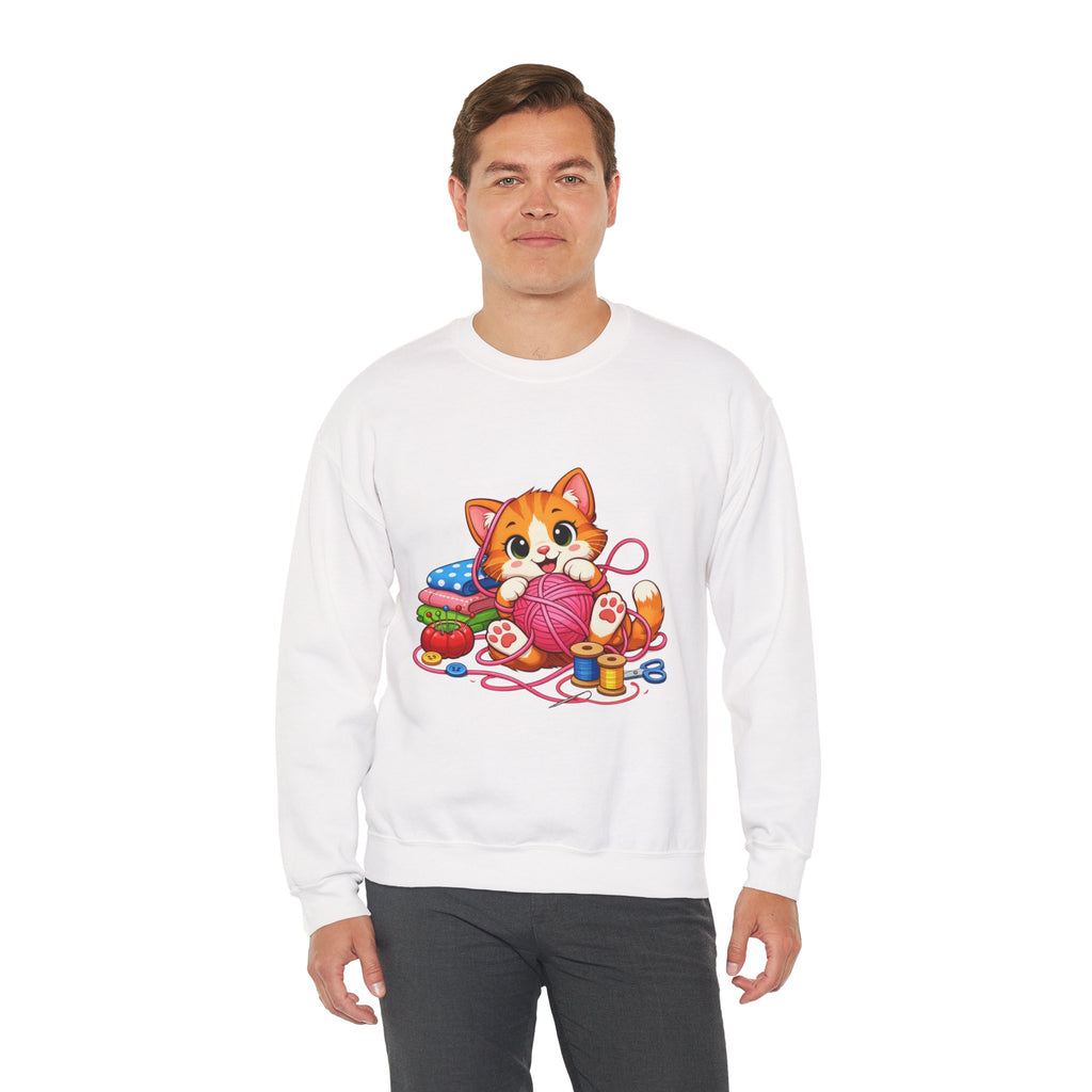 Kitty Playing with Yarn - Sweatshirt