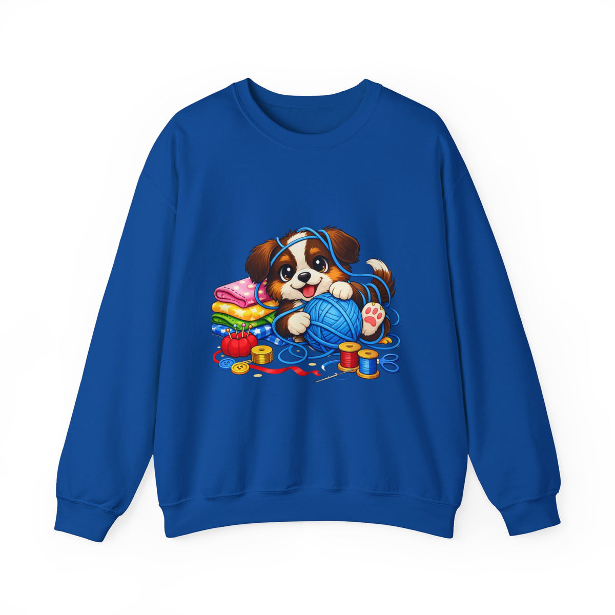 Puppy Playing with Yarn -  Sweatshirt