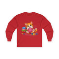Kitty Playing with Yarn - Long Sleeve Tee