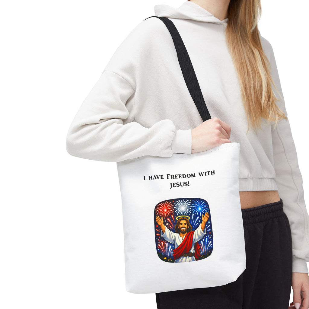 Tote Bag - I have freedom with Jesus!