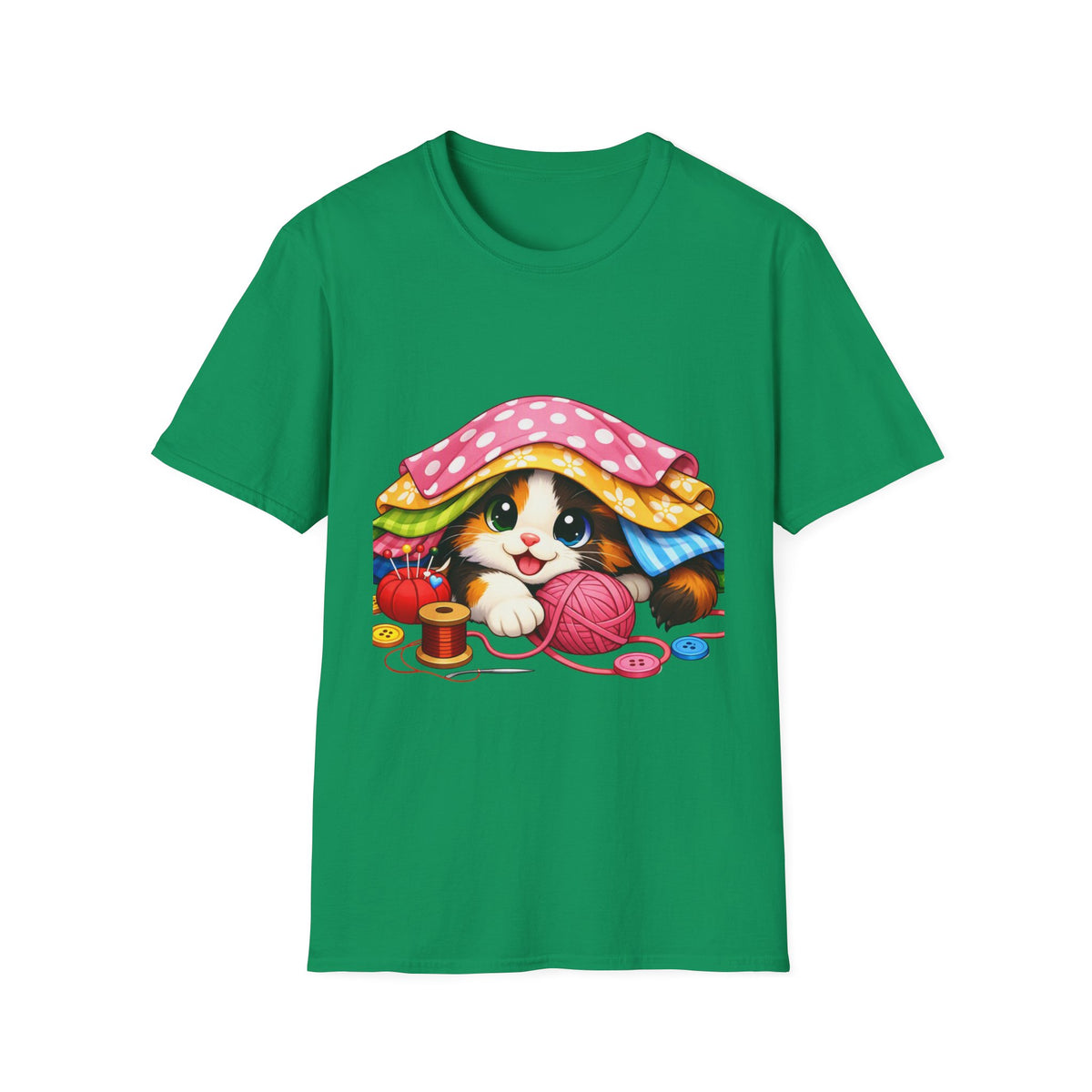Calico Hiding in Fabric