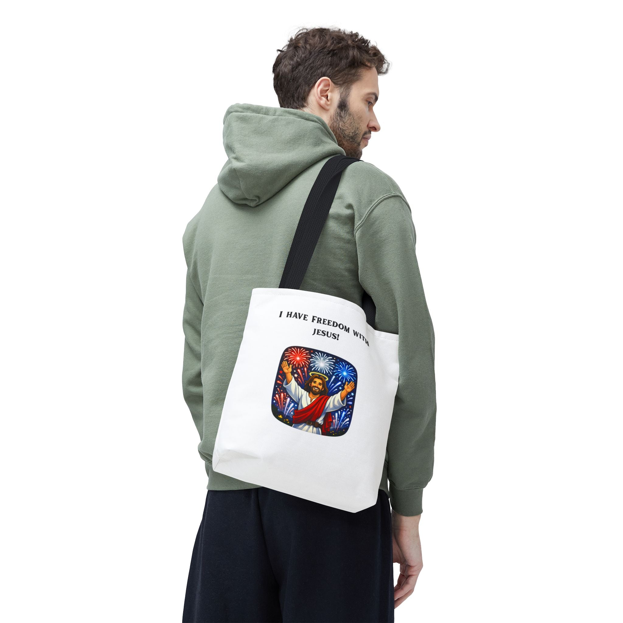 Tote Bag - I have freedom with Jesus!