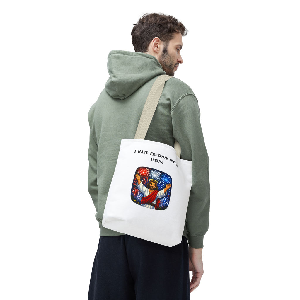 Tote Bag - I have freedom with Jesus!