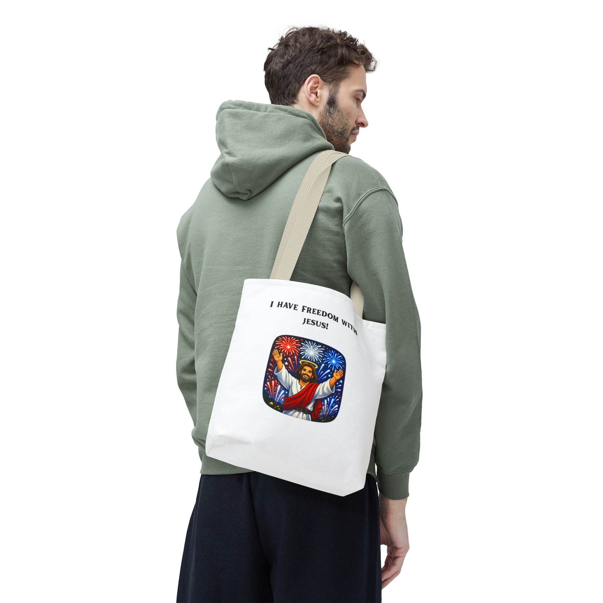 Tote Bag - I have freedom with Jesus!
