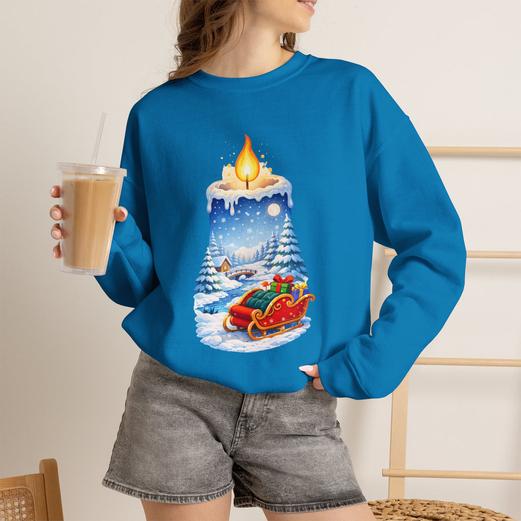 Christmas Candle -  Sweatshirt