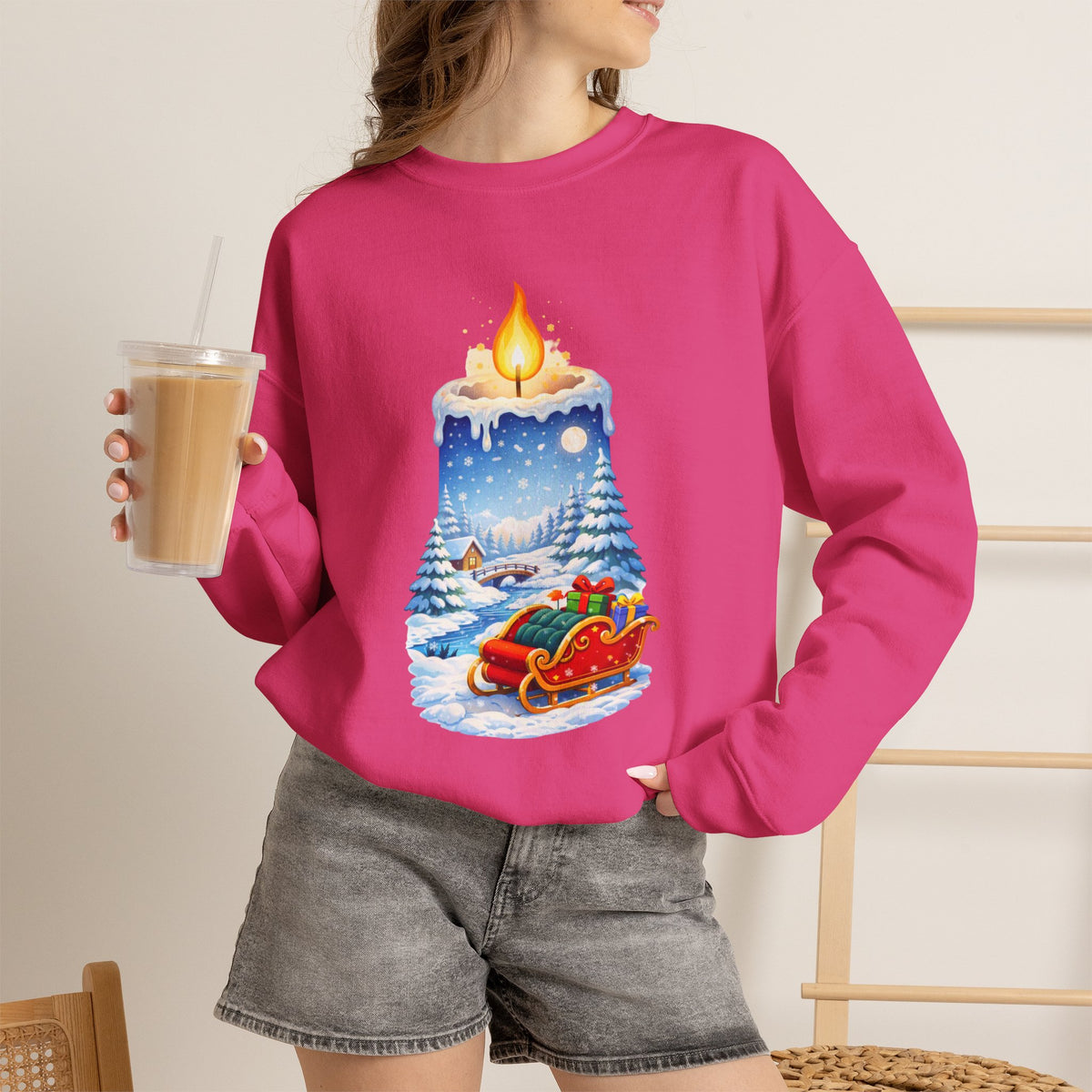 Christmas Candle -  Sweatshirt