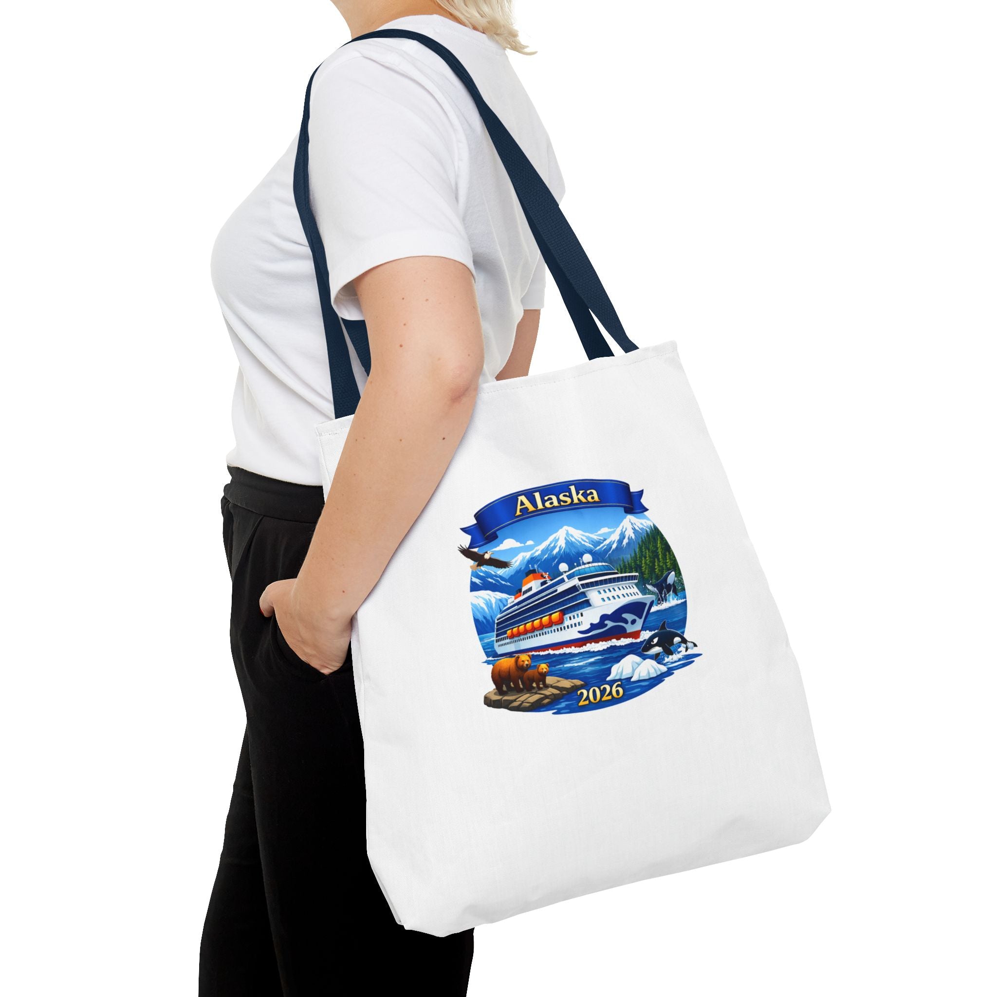 Alaska Cruise Ship - Tote - Customizable