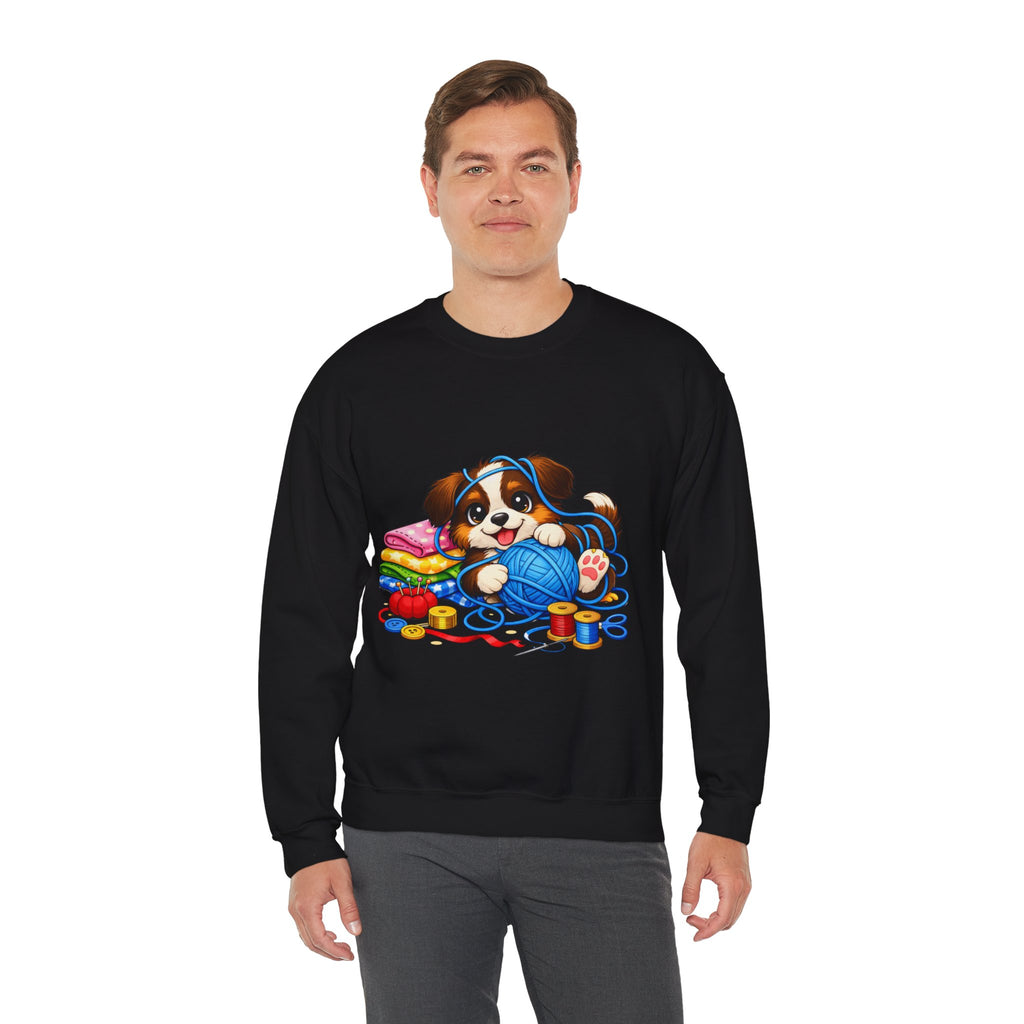 Puppy Playing with Yarn -  Sweatshirt