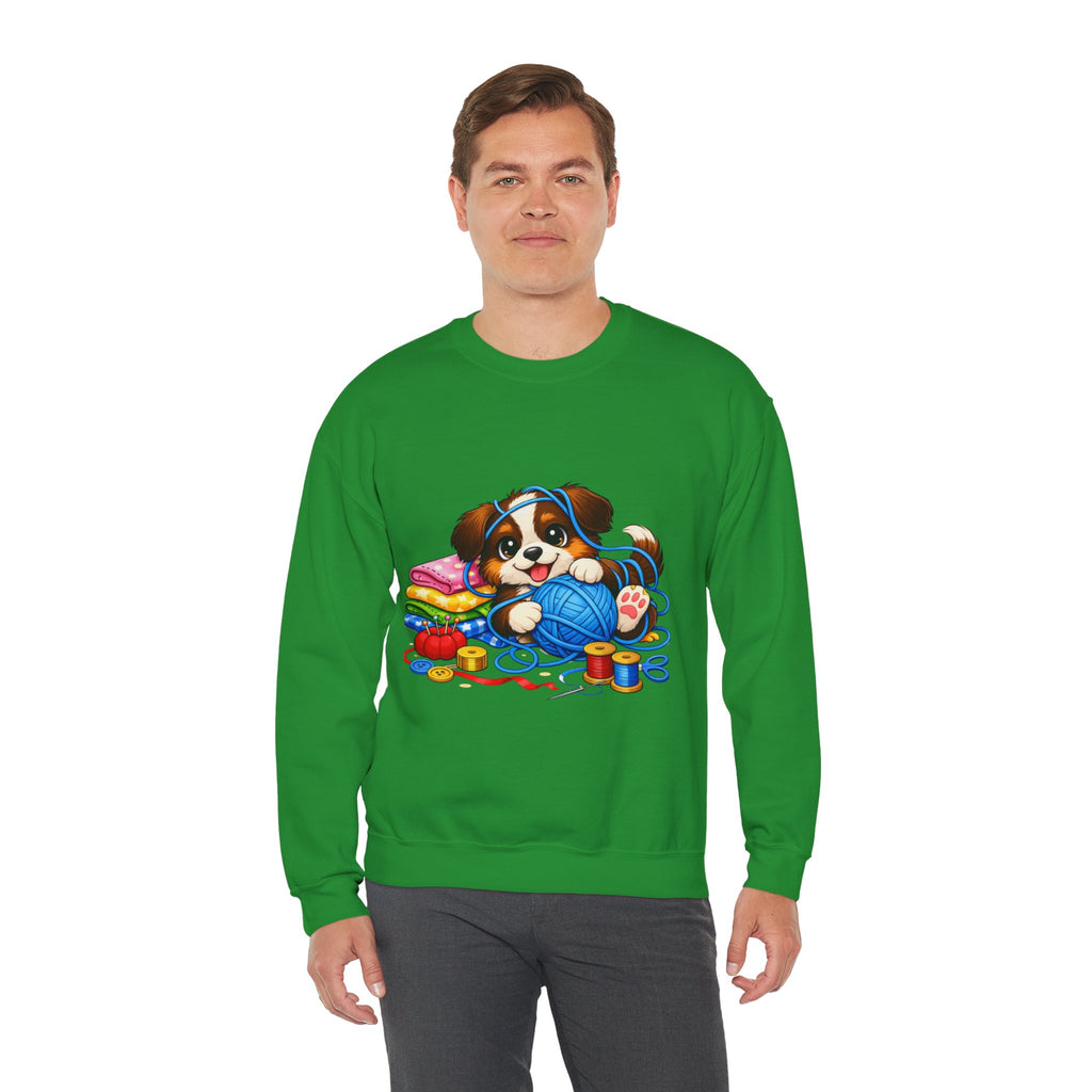 Puppy Playing with Yarn -  Sweatshirt