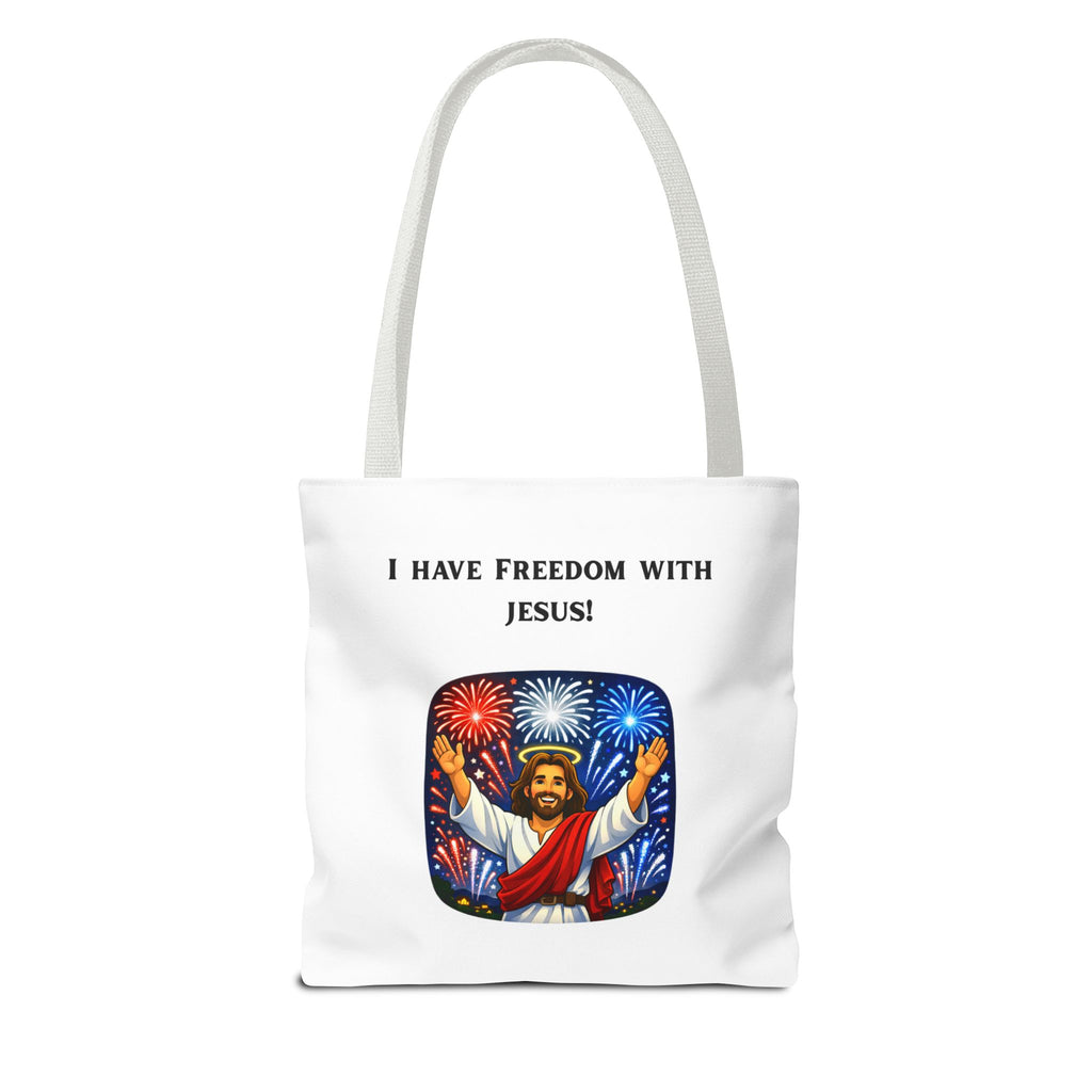 Tote Bag - I have freedom with Jesus!