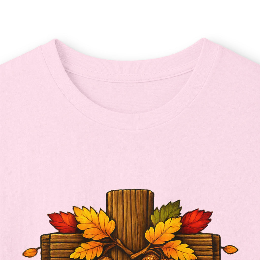 Fall for Jesus Cause He never Leaves - Long Sleeve