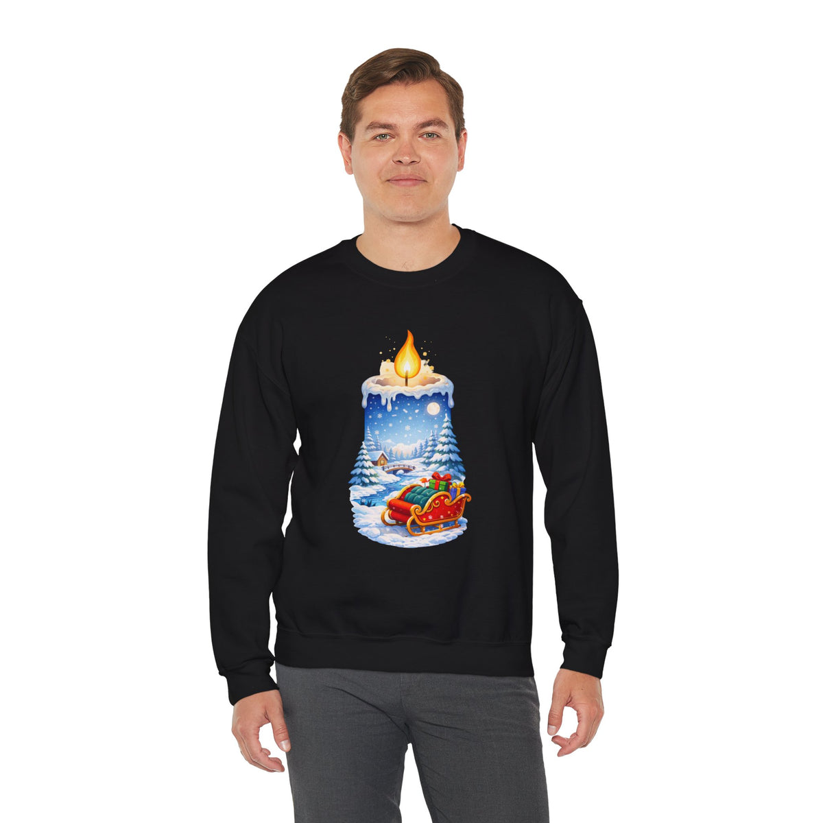 Christmas Candle -  Sweatshirt