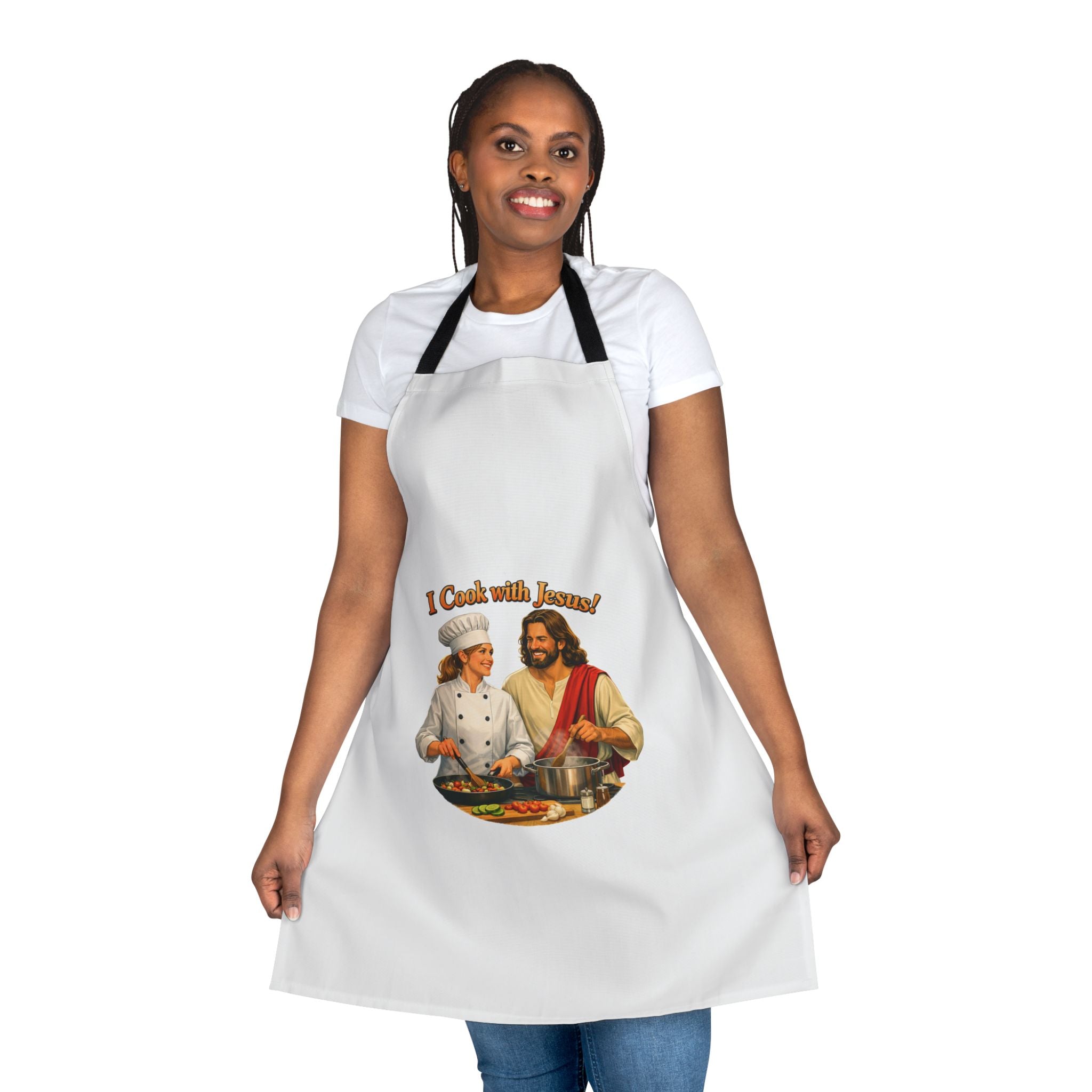 Apron - I Cook with Jesus!