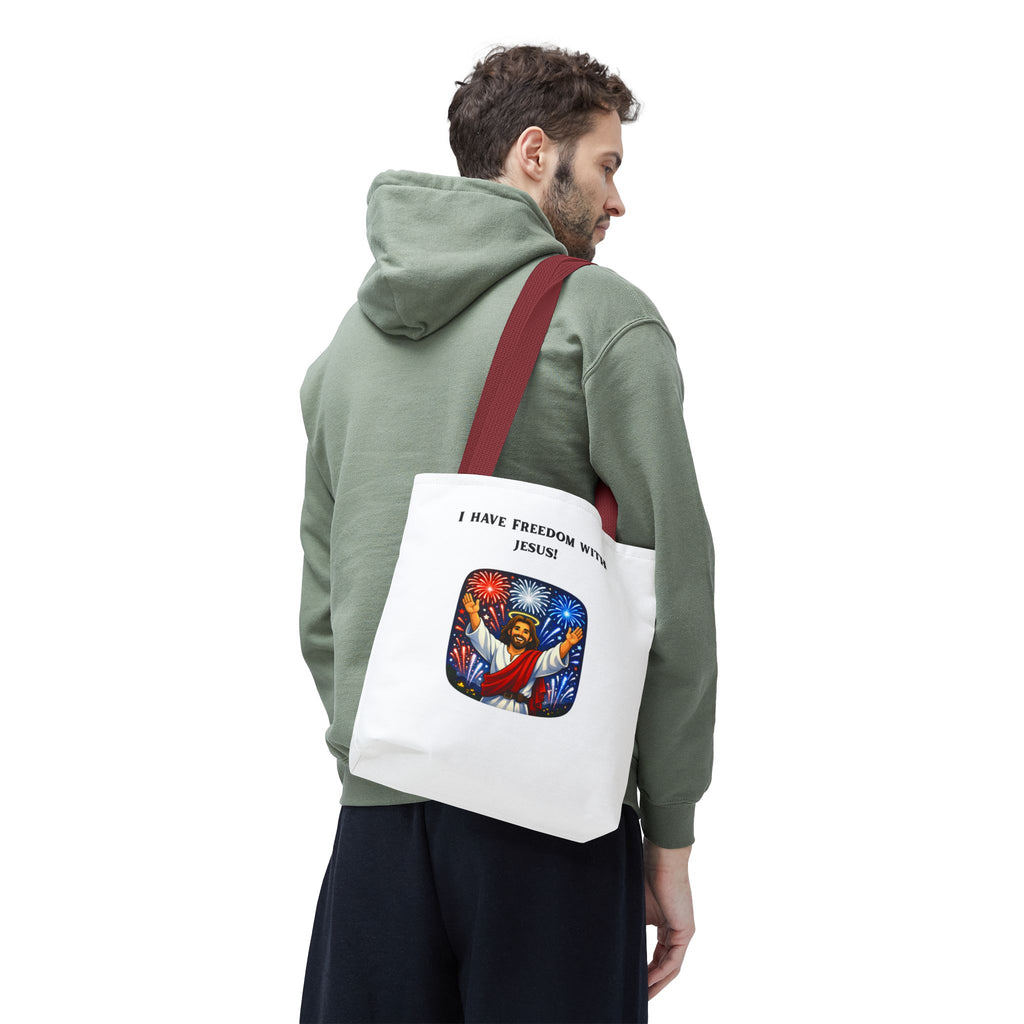 Tote Bag - I have freedom with Jesus!