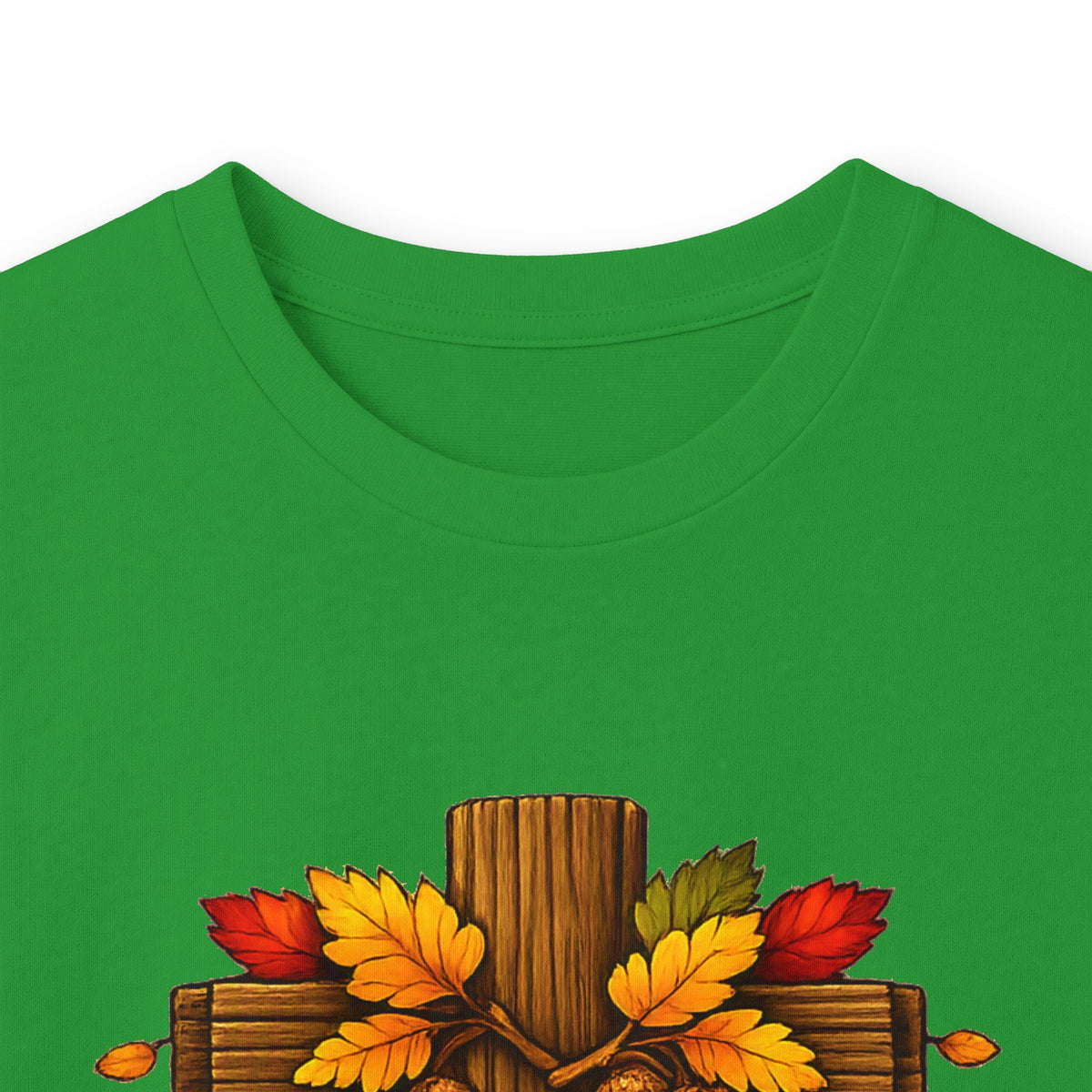 Fall for Jesus Cause He never Leaves - Long Sleeve