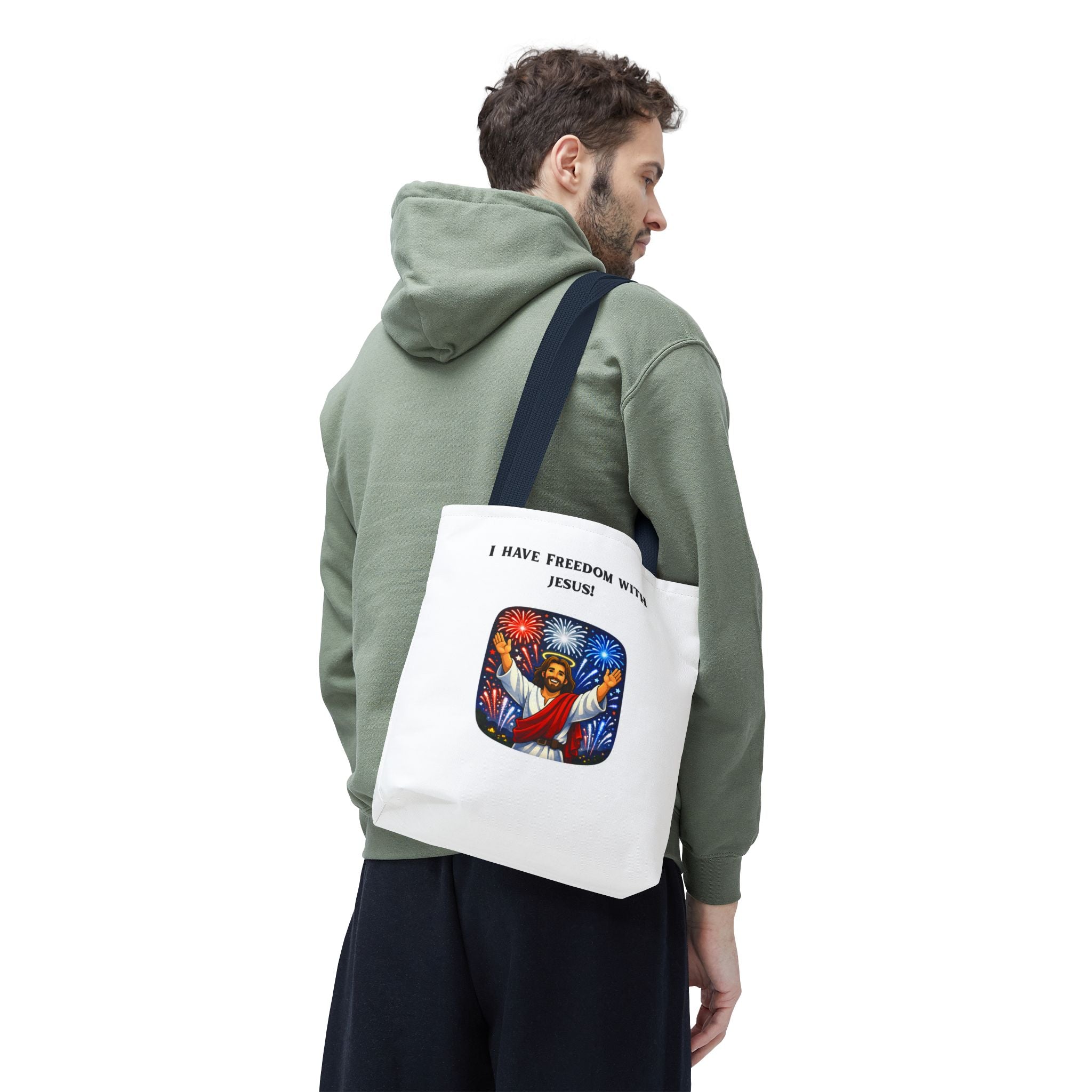Tote Bag - I have freedom with Jesus!