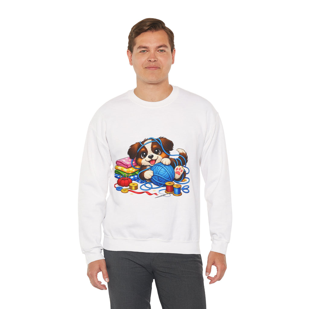 Puppy Playing with Yarn -  Sweatshirt