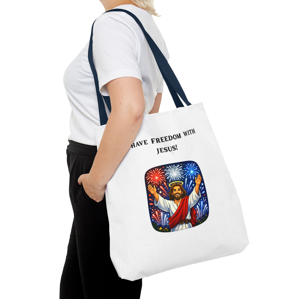 Tote Bag - I have freedom with Jesus!