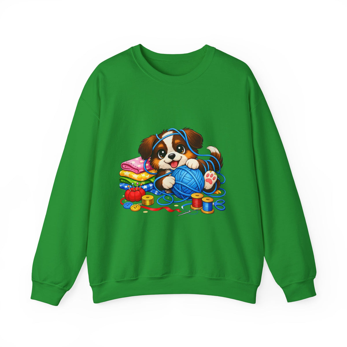 Puppy Playing with Yarn -  Sweatshirt