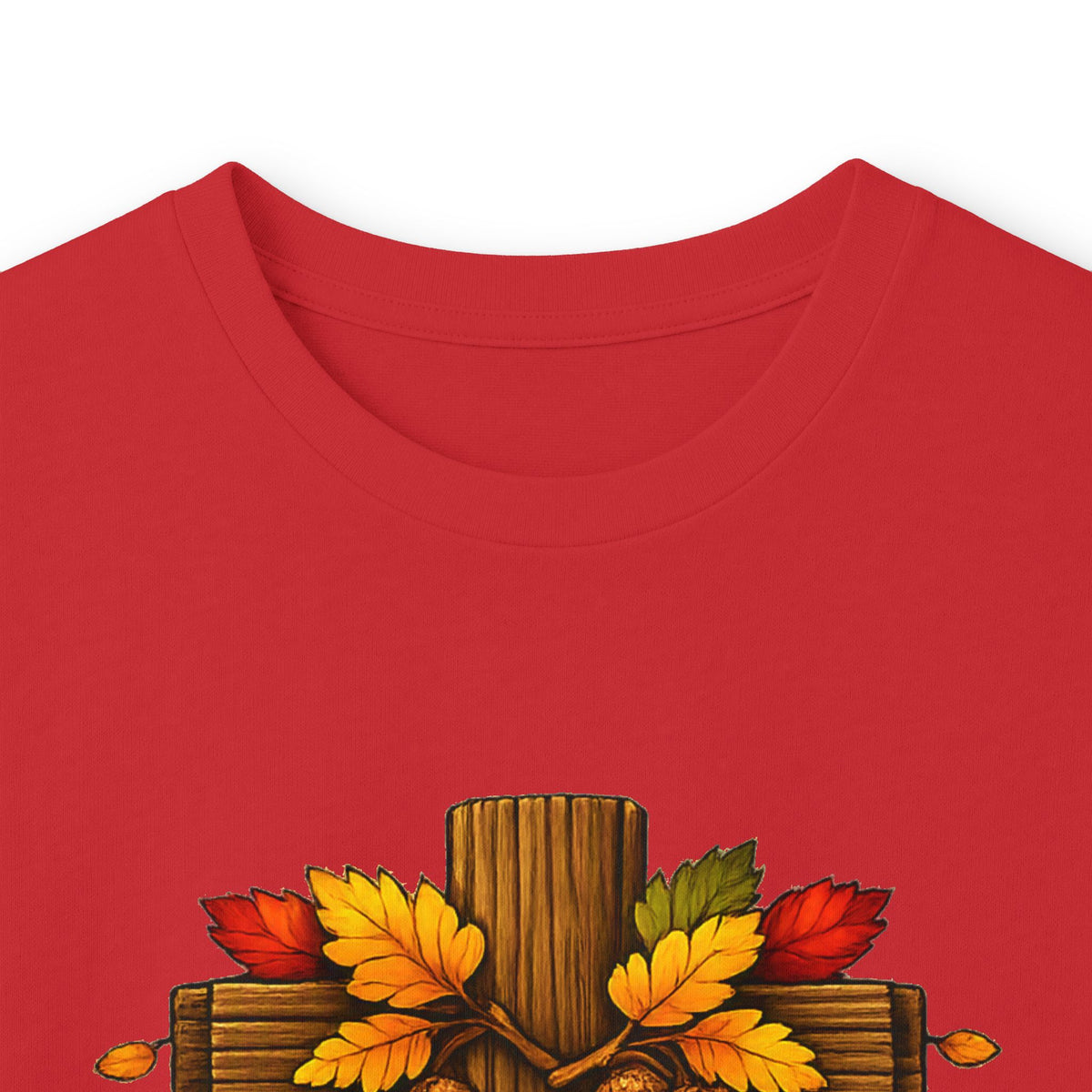 Fall for Jesus Cause He never Leaves - Long Sleeve