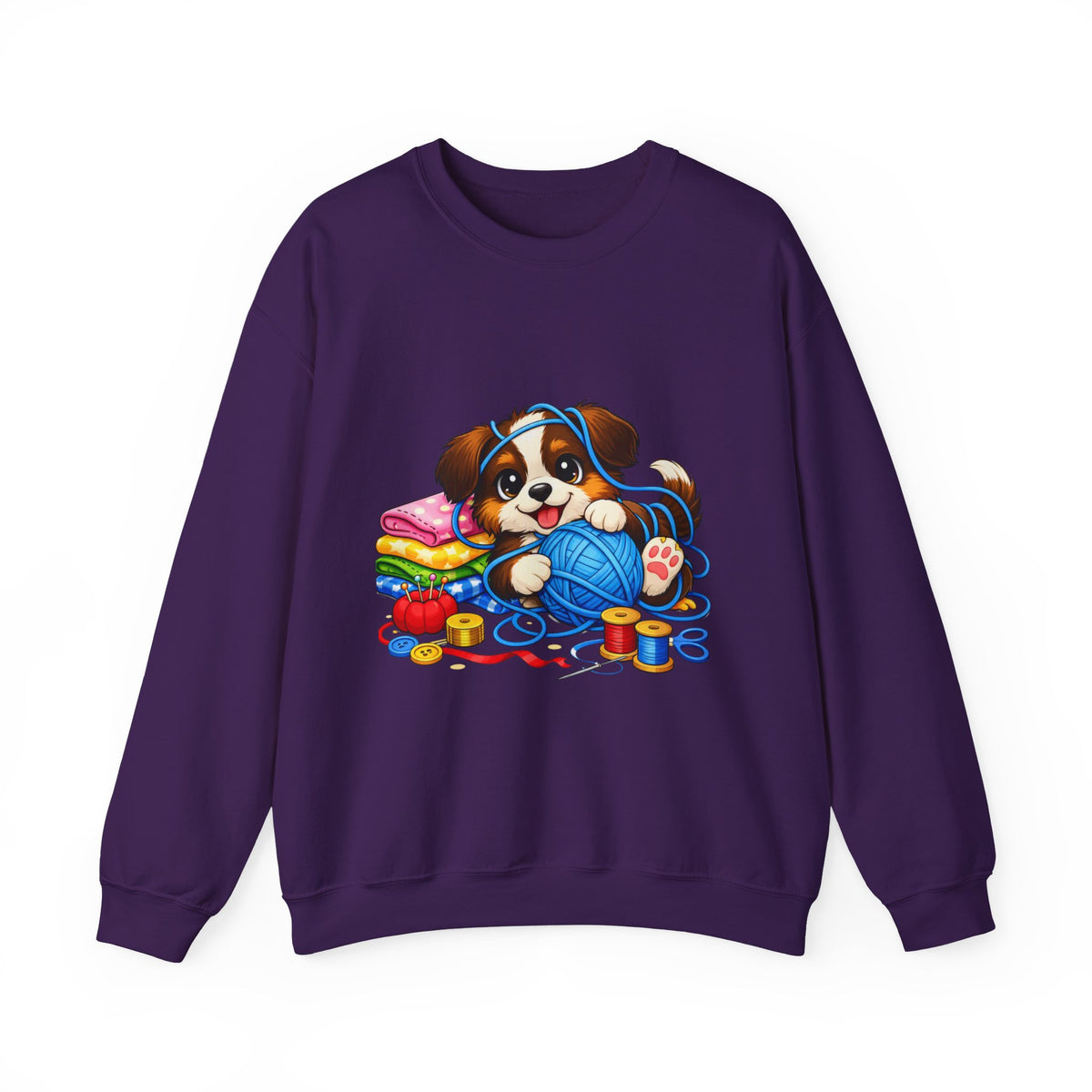 Puppy Playing with Yarn -  Sweatshirt