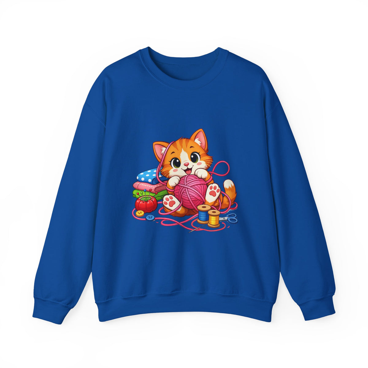 Kitty Playing with Yarn - Sweatshirt