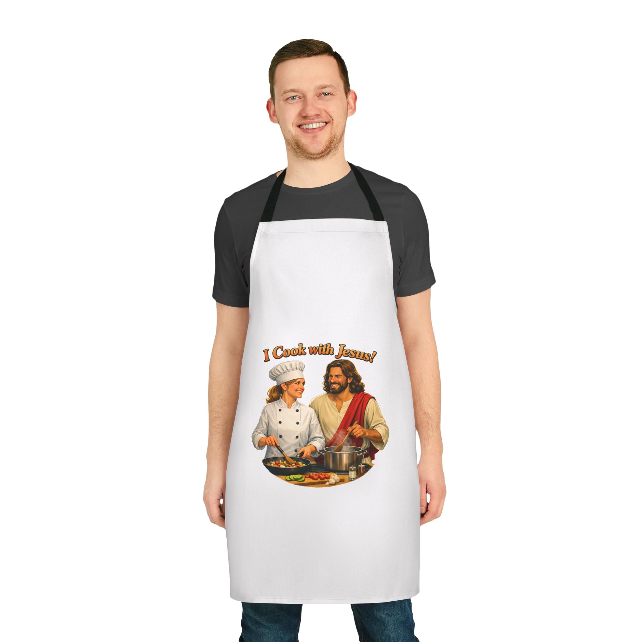 Apron - I Cook with Jesus!