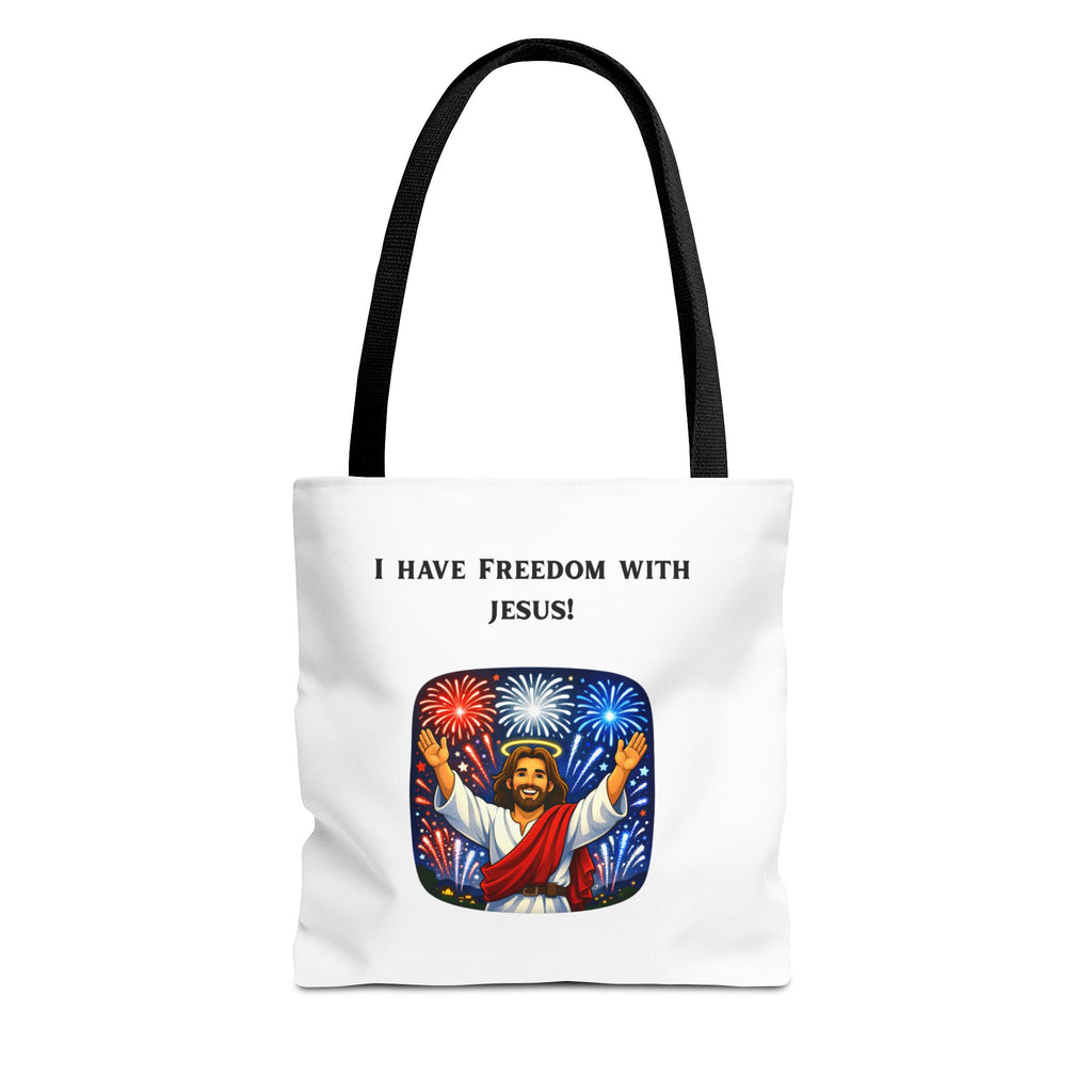 Tote Bag - I have freedom with Jesus!