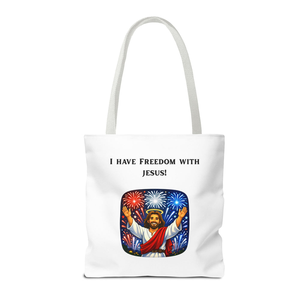 Tote Bag - I have freedom with Jesus!