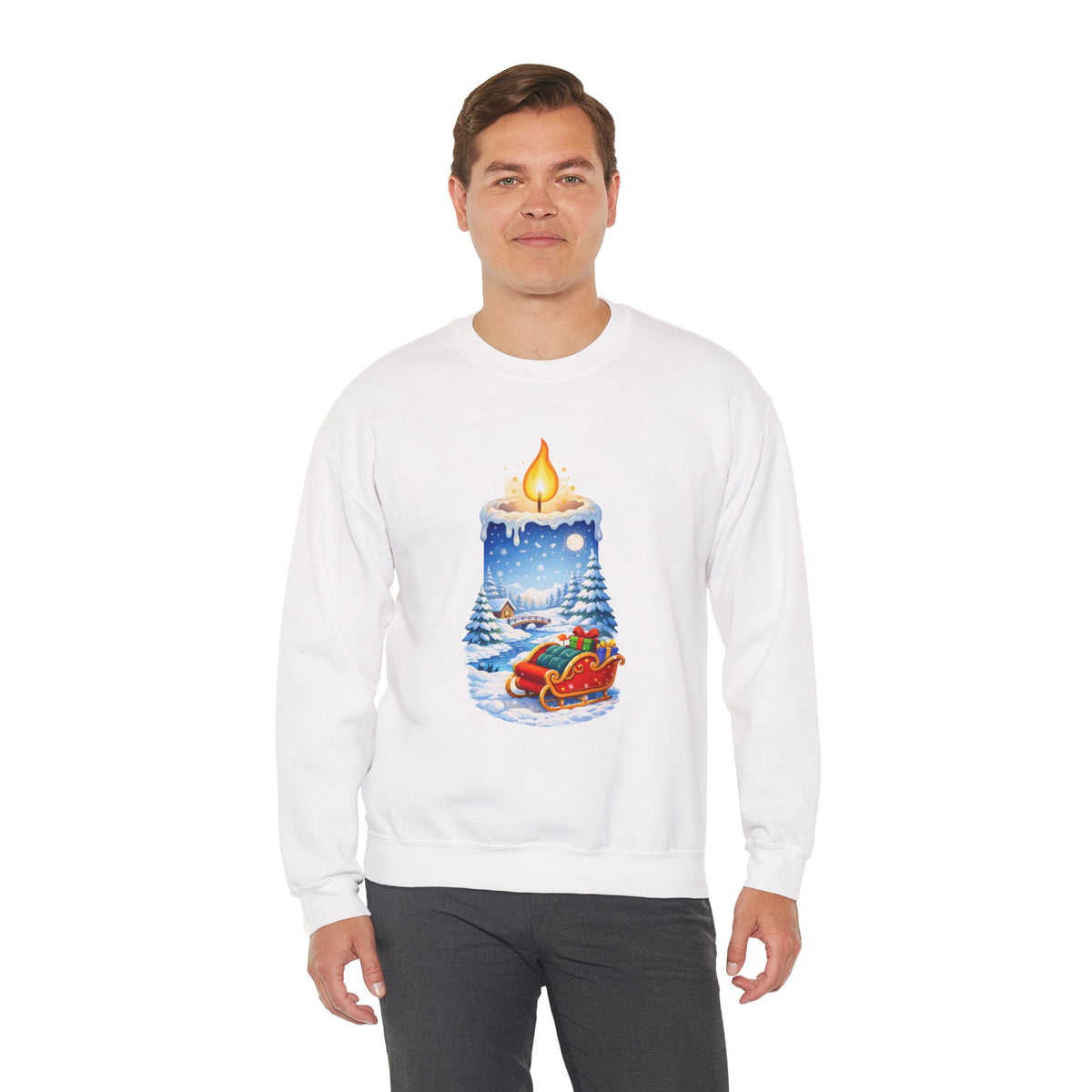 Christmas Candle -  Sweatshirt