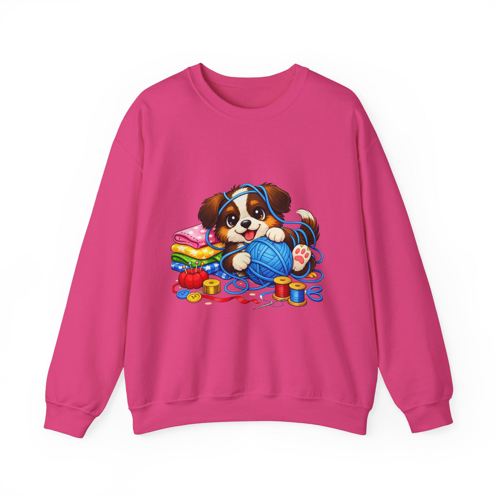 Puppy Playing with Yarn -  Sweatshirt