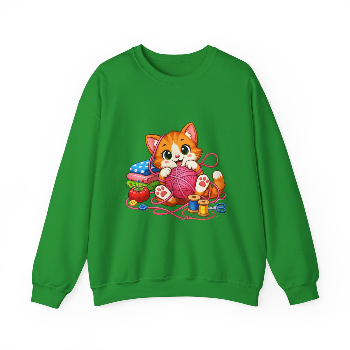 Kitty Playing with Yarn - Sweatshirt