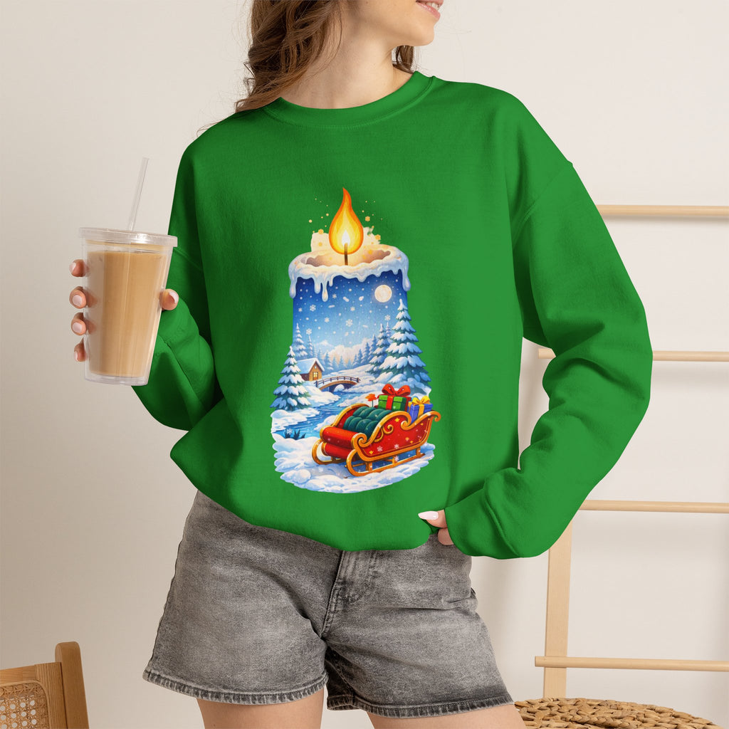 Christmas Candle -  Sweatshirt