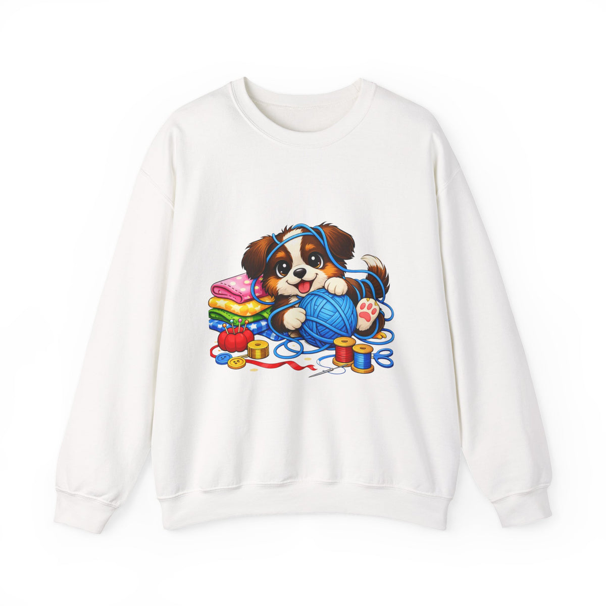 Puppy Playing with Yarn -  Sweatshirt