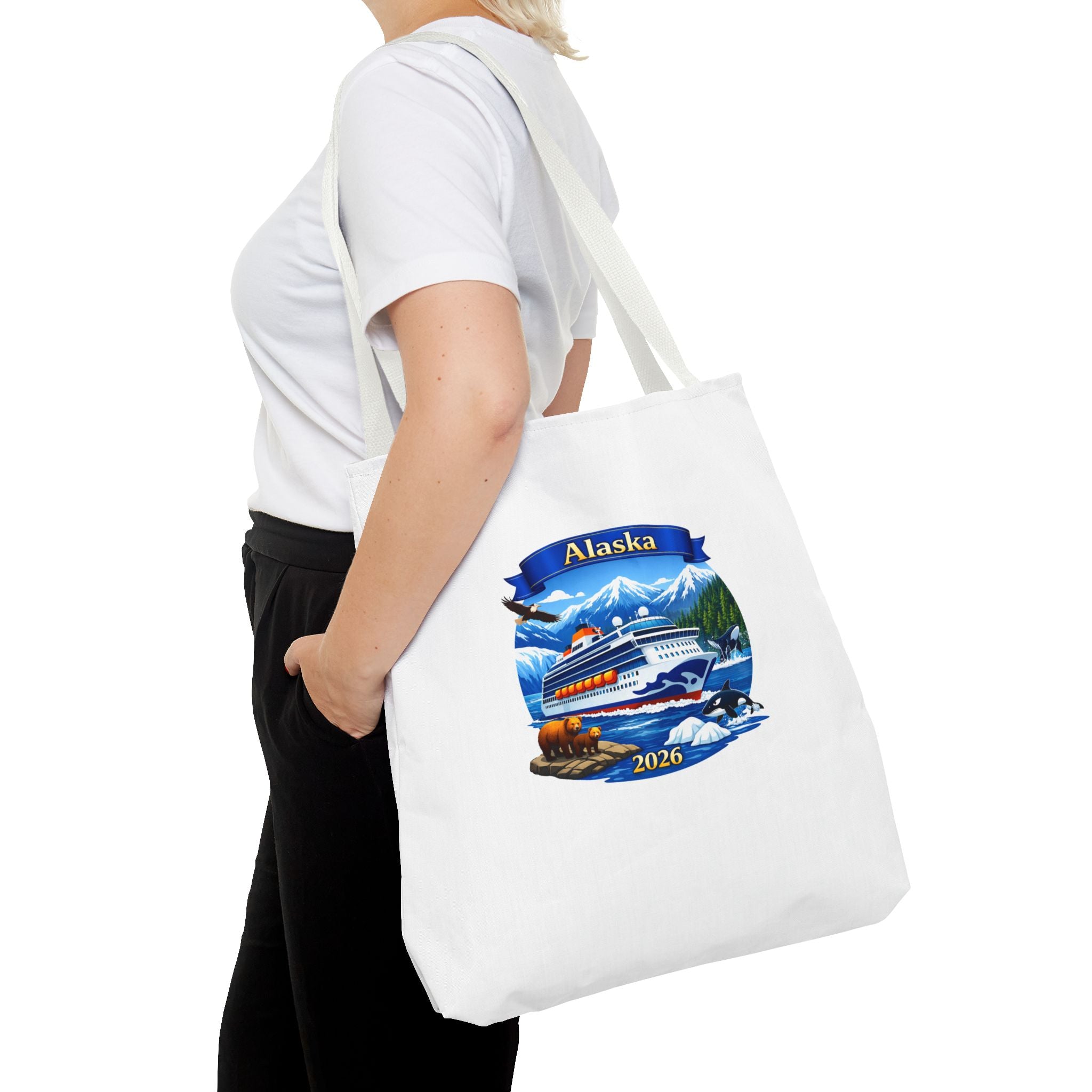 Alaska Cruise Ship - Tote - Customizable