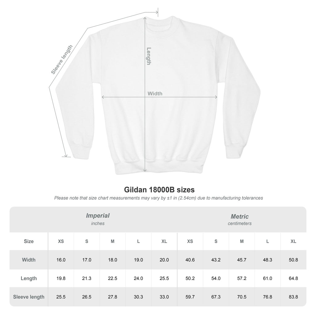 Christmas Fun Youth Crewneck Sweatshirt – Festive Kids Holiday Pullover