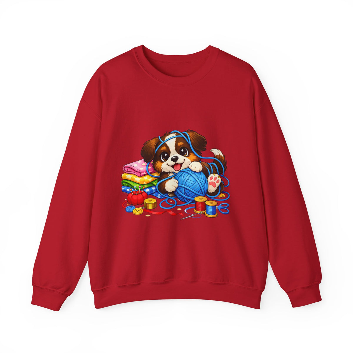 Puppy Playing with Yarn -  Sweatshirt