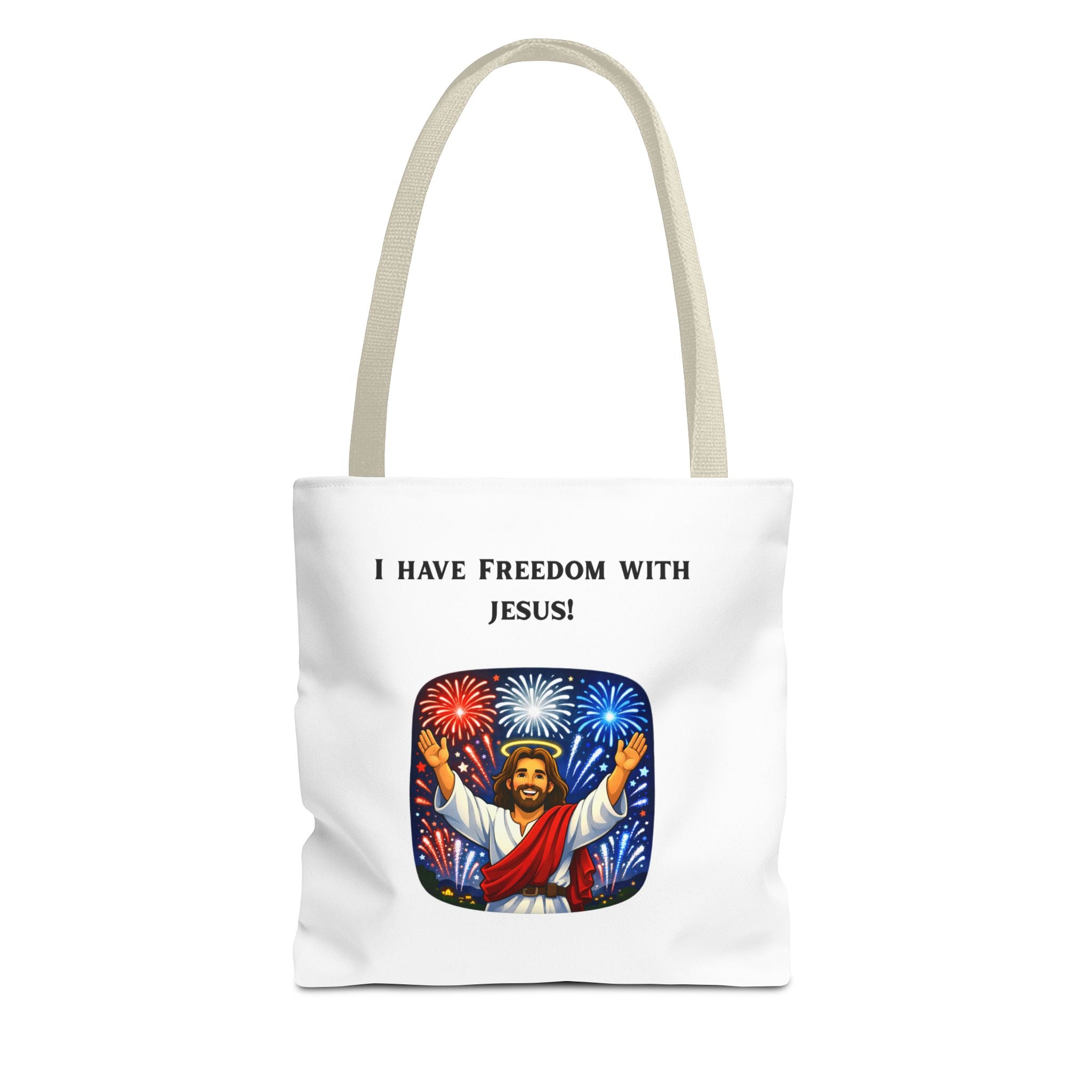 Tote Bag - I have freedom with Jesus!