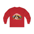 Puppy Hiding in Fabric -  Long Sleeve Tee
