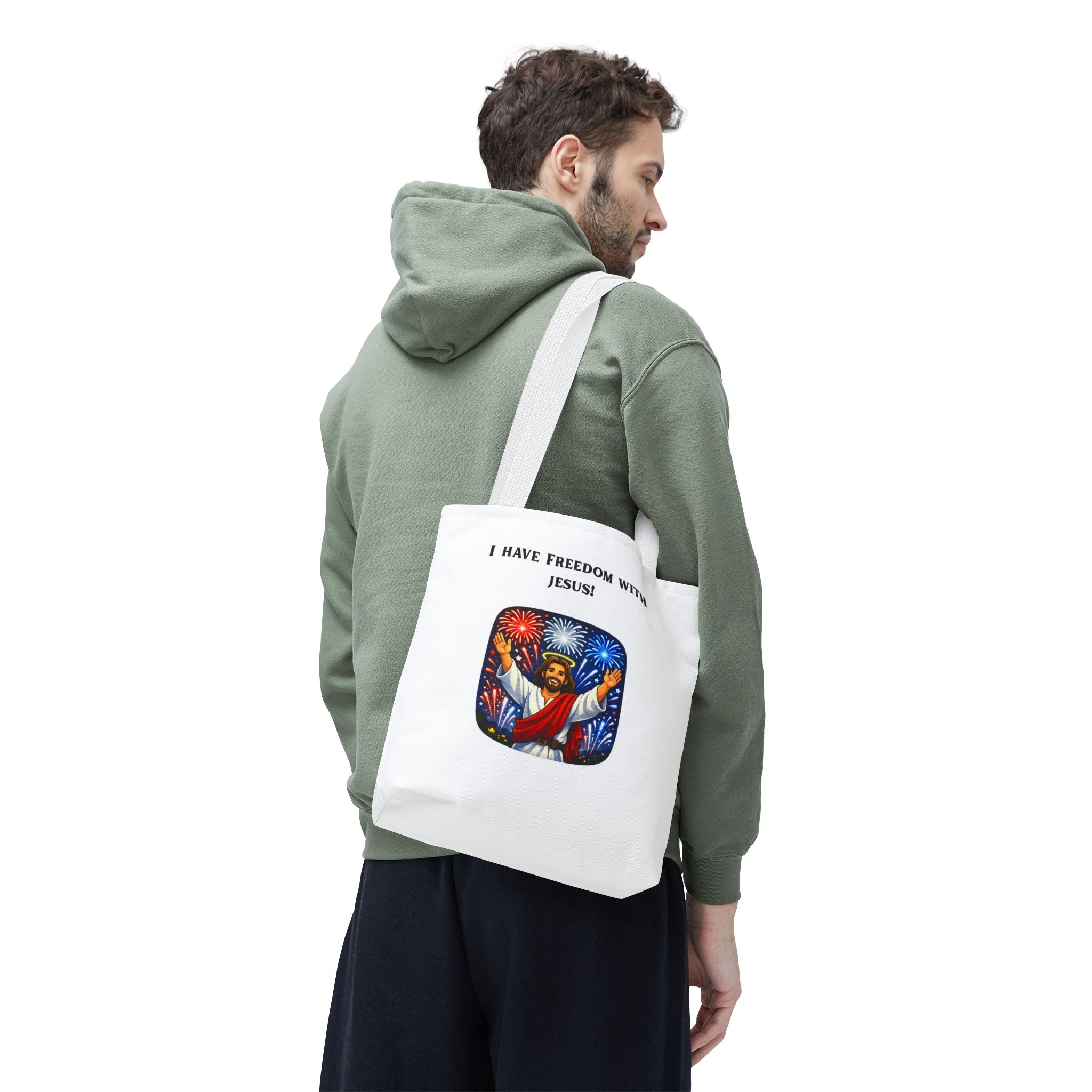 Tote Bag - I have freedom with Jesus!